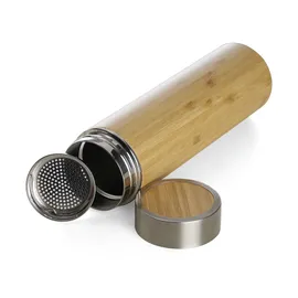 Miniatura de imagem do produto Garrafa Bambu Parede Dupla 500 ml com Infusor