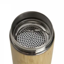 Miniatura de imagem do produto Garrafa Bambu Parede Dupla 500 ml com Infusor