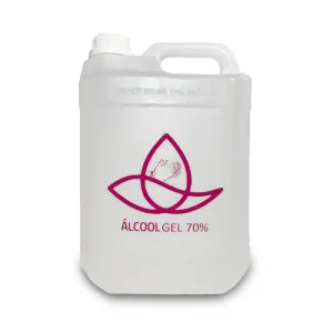 HEALTY 5L. Álcool Gel 70% Antisséptico 5 Litros