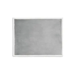 HEIDEN. Manta reversível em tecido polar (190 g/m²) acetinado com forro sherpa (225 g/m²),