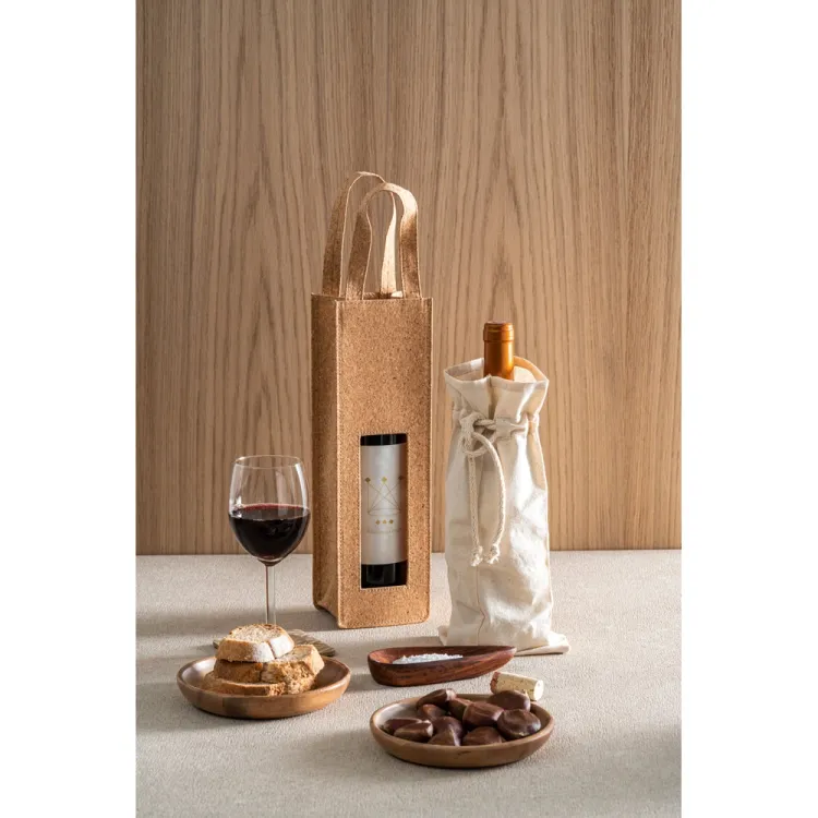 Sacola para garrafa 100% algodão JEROME