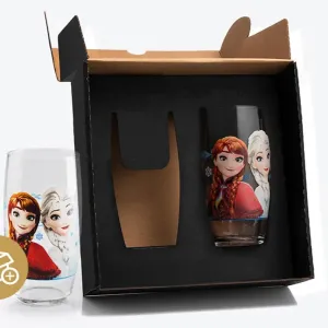 JOGO DE COPOS VIDRO 300 ML - FROZEN - 2 PÇS