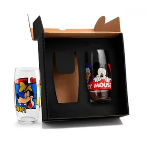 JOGO DE COPOS VIDRO 300 ML - MICKEY E AMIGOS - 2 PÇS