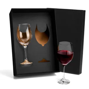 JOGO DE TAÇAS DE VIDRO P/  VINHO 490 ML - 2 PÇS