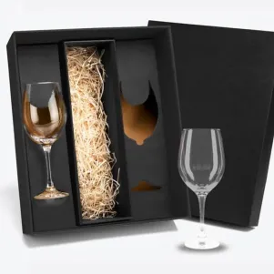 JOGO DE TAÇAS DE VIDRO PARA VINHO 490 ML - 2 PÇS