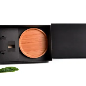 KIT BANDEJA E AROMATIZADOR - 2 PÇS - BAMBU