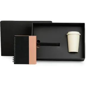 KIT CADERNO, CANETA E COPO