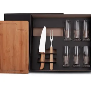 KIT CHURRASCO E CERVEJA - 9 PEÇAS