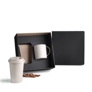 KIT COM COPO E CANECA EM FIBRA DE BAMBU