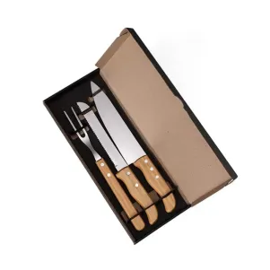 KIT COM FACA DE 7", 8" E GARFO - 3 PÇS