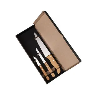 KIT COM FACAS DE 7", 4" E 3" - 3 PÇS