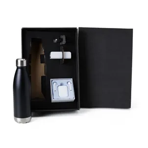 KIT FONE BLUETOOTH, CARREGADOR E GARRAFA - 3 PÇS