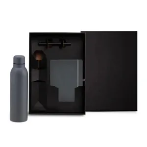 KIT GARRAFA, CADERNO E CANETA - 3 PÇS