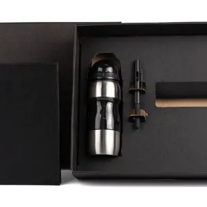 KIT GARRAFA E ACESSÓRIOS - 3 PÇS