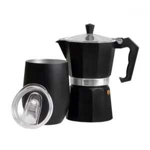 KIT PARA CAFÉ COM CAFETEIRA ITALIANA - 2 PÇS