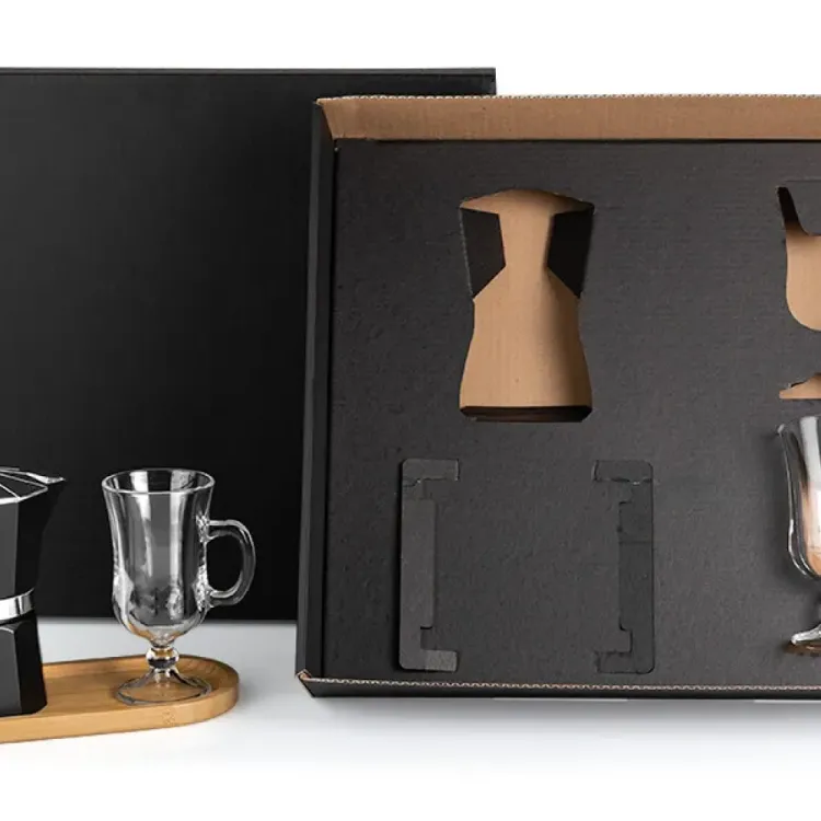 KIT PARA CAFÉ COM CAFETEIRA ITALIANA - 4 PÇS