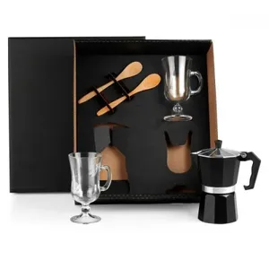 KIT PARA CAFÉ COM CAFETEIRA ITALIANA - 5 PÇS