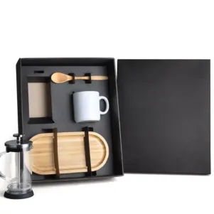 KIT PARA CAFÉ COM PRENSA FRANCESA - 4 PÇS