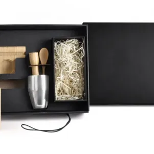 KIT PARA CAIPIRINHA EM BAMBU - 6 PÇS