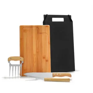 KIT PARA CHURRASCO - 4 PÇS