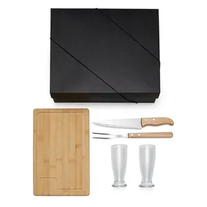 KIT PARA CHURRASCO COM COPOS - 5 PÇS