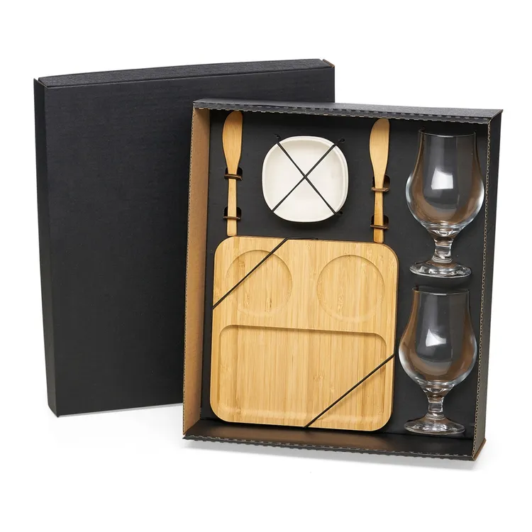 KIT PETISCO, PATE E CERVEJA - 7 PÇS