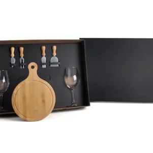KIT QUEIJO E VINHO - 7 PÇS