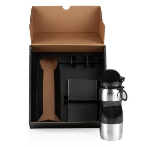 KIT SQUEEZE, BLOCO DE ANOTAÇÕES E CANETA - 3 PÇS