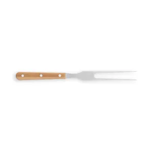 KOERPER. Kit churrasco em caixa bambu com 4 utensílios em aço inox e bambu