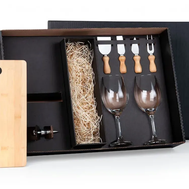 KIT PARA QUEIJO E VINHO - 8 PÇS