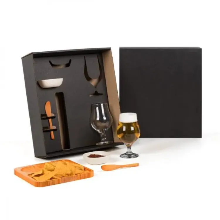 KIT PETISCO, PATE E CERVEJA - 7 PÇS