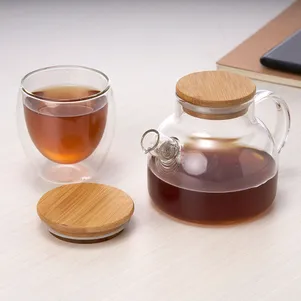 Kit Chá - Bule e Copo em Vidro Borossilicato