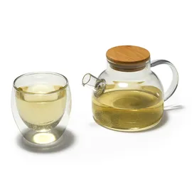 Miniatura de imagem do produto Kit Chá – Bule e Copo em Vidro Borossilicato