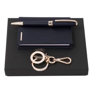 Kit capa A7, chaveiro e esferográfica