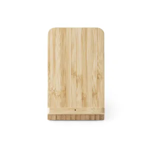 LEAVITT II. Carregador wireless em bambu 10W