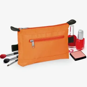 NECESSAIRE EM MICROFIBRA - LARANJA - 1,4L