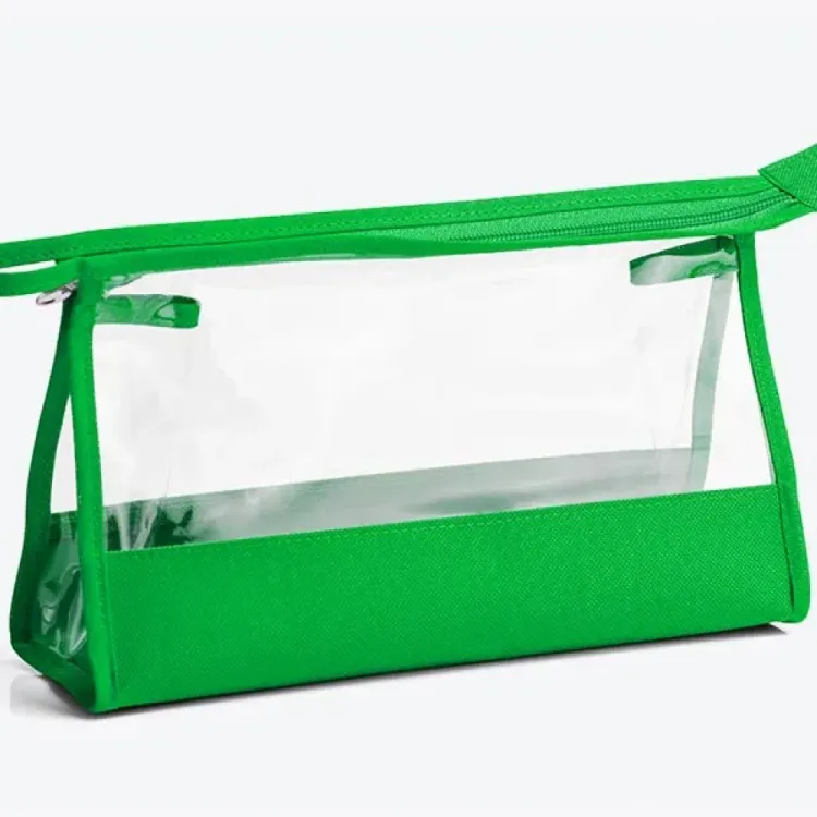 NECESSAIRE EM NYLON 600 PVC VERDE