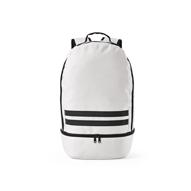 MANCHESTER. Mochila em 290T poliéster reciclado em sarja com forro em 210D poliéster reciclado