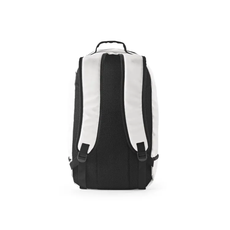 MANCHESTER. Mochila em 290T poliéster reciclado em sarja com forro em 210D poliéster reciclado