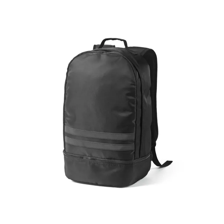 MANCHESTER. Mochila em 290T poliéster reciclado em sarja com forro em 210D poliéster reciclado