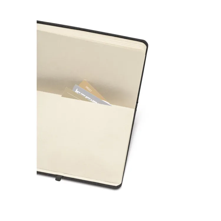 MATISSE II. Caderno A5 com capa dura em couro reciclado
