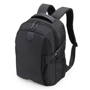 MOCHILA EM POLYESTER/PU - EXECUTIVE - 22L - PRETA