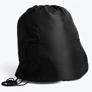 MOCHILA SACOLA PRETA EM NYLON - 20L