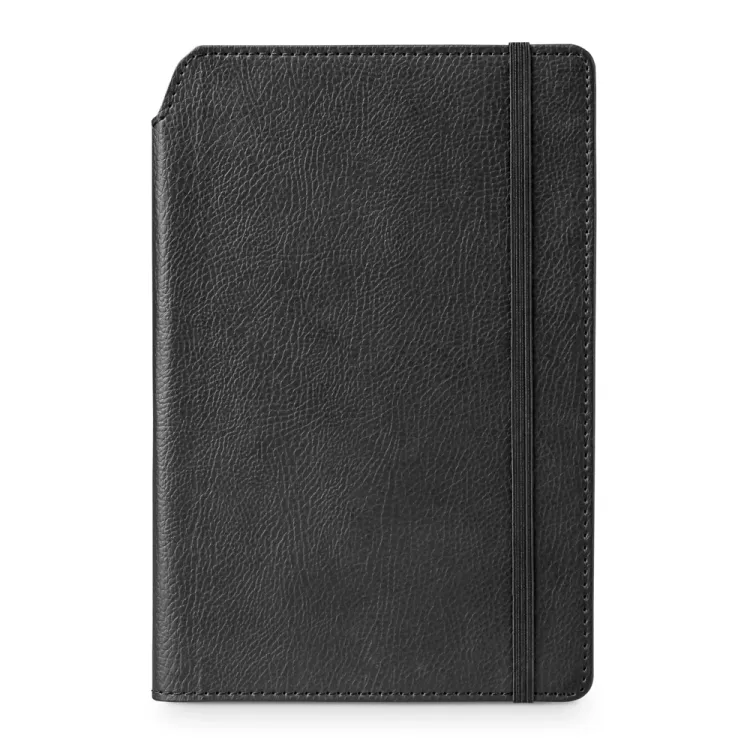 MORIAH. Caderno A5 em c.sintético com folhas pautadas