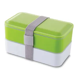 Miniatura de imagem do produto Marmita Plástica com 2 Compartimentos e Talheres