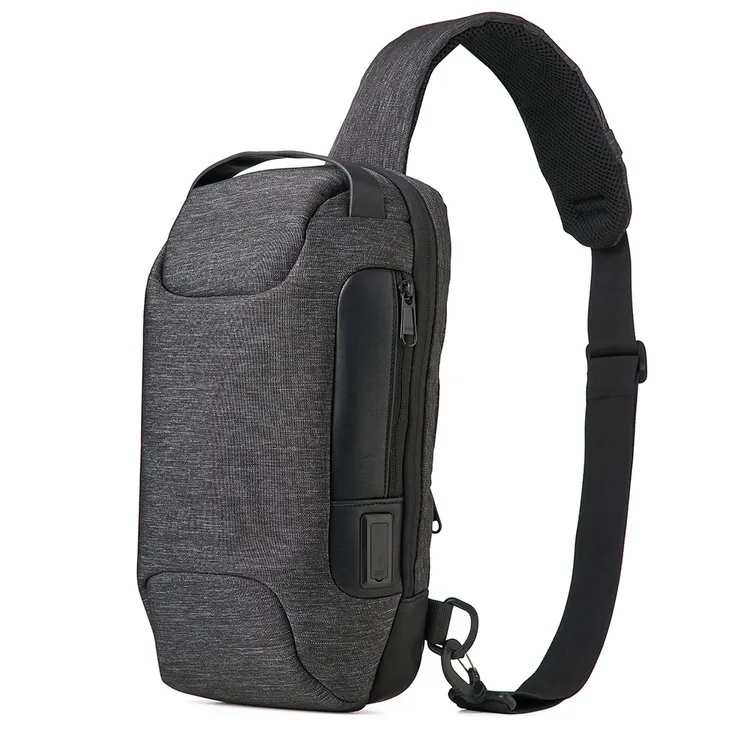 Mochila de Ombro USB Anti-Furto