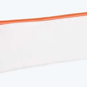 NECESSAIRE EM NYLON 210 RESINADO - LARANJA - 24X10,5CM