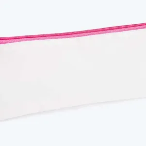 NECESSAIRE EM NYLON 210 RESINADO - ROSA - 24X10,5CM