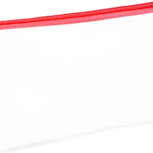 NECESSAIRE EM NYLON 210 RESINADO - VERMELHA - 24X10,5CM