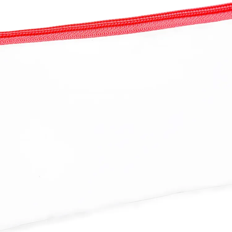 NECESSAIRE EM NYLON 210 RESINADO - VERMELHA - 24X10,5CM